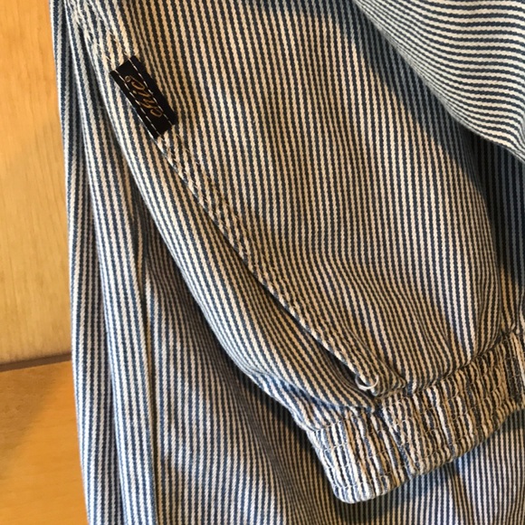 Blue and white pinstripe - Picture 2 of 2